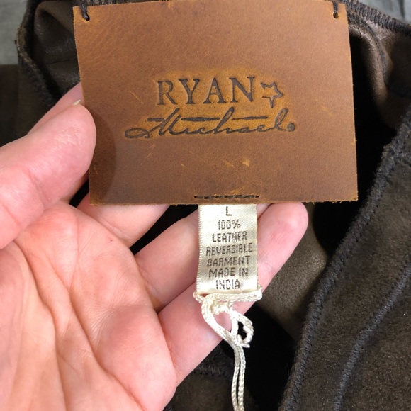 Genuine Leather Vest Michael Ryan - Picture 4 of 5